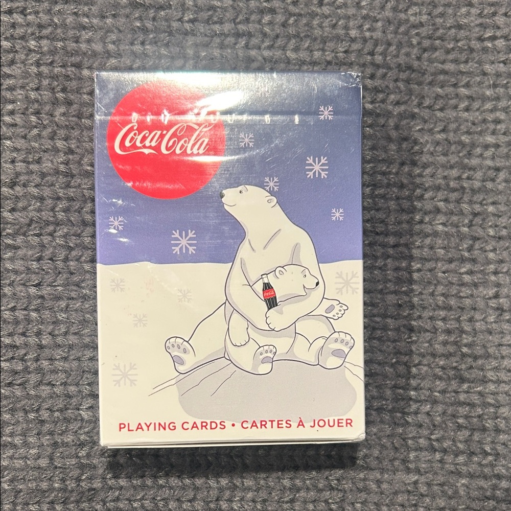 Coca Cola Polar Bear Playing Cards.